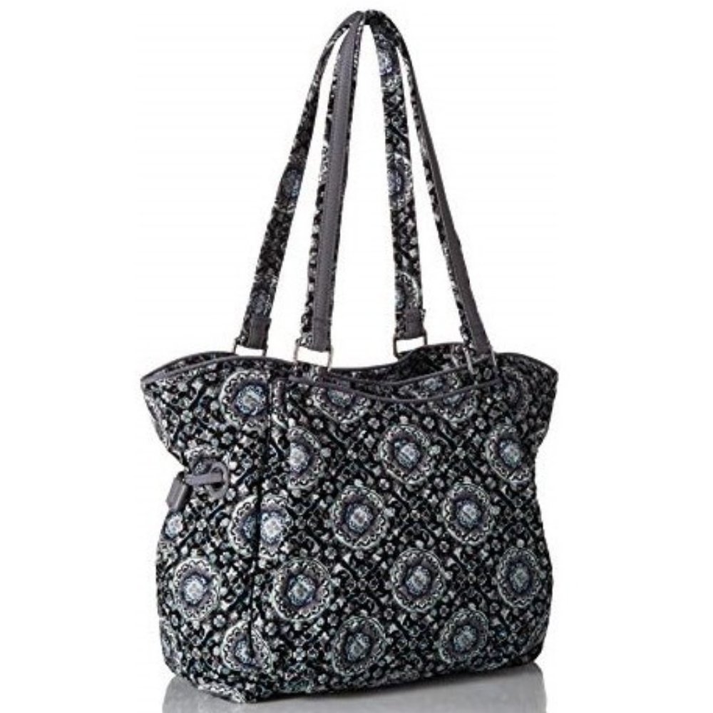 Vera Bradley Signature Cotton Glenna Satchel Purse - Picture 4 of 5